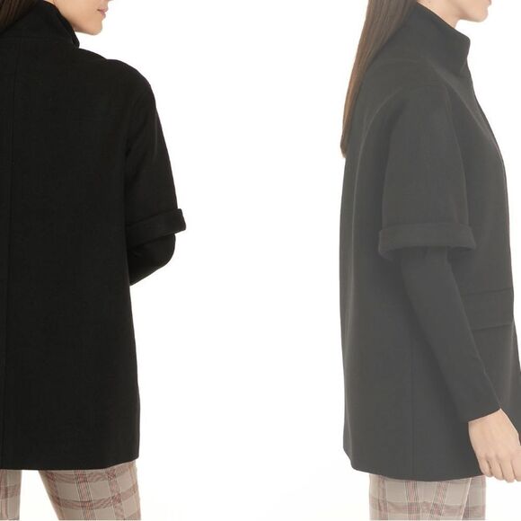 The Limited Short Sleeve, Mock neck, fully lined Layering Coat- NWOT SIZE Lg - Picture 2 of 12